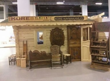 Küre, ahşap fuarına katıldı