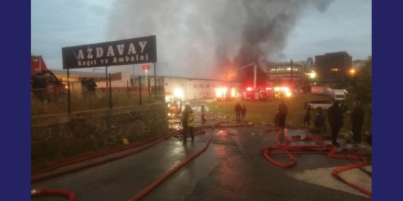 Azdavay Ambalaj’da Yangın