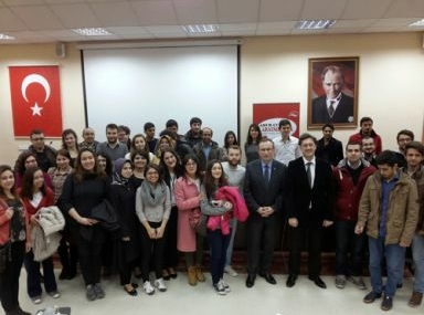 Reis, öğrencilerle buluştu