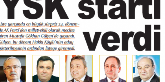 YSK startı verdi