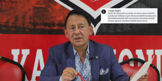 Aygün: ❝Bırakmak Mümkün Değildi❞