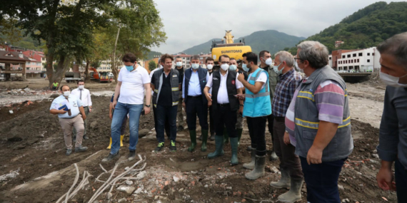 Sahilde Doğalgaz Çalışması