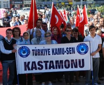 Kastamonu’da terör protestosu