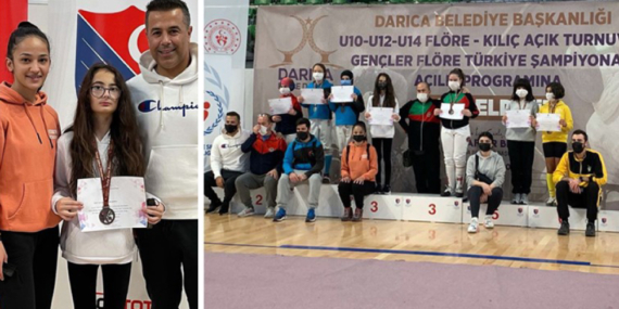 Türkiye Şampiyonasında 3’üncü oldu