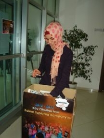 ”Kalem Toplama Kampanyası”na devam