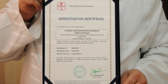 Uluslararası standart kazandı