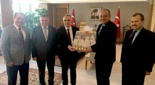 Maliye Bakanlığına ziyaret