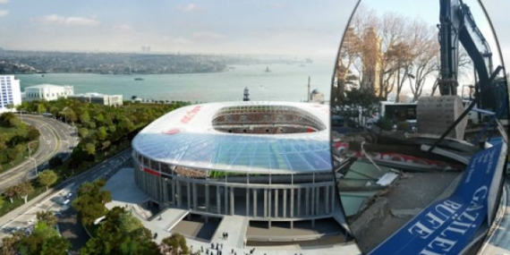 Vodafone Arena Gaziler Büfe’yi yıktı