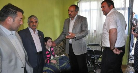 Başkan Arslan’dan engelli gençlere ziyaret