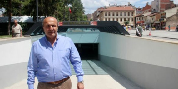 Otopark yer altına indi