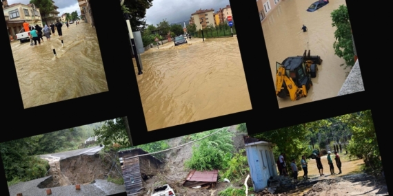 Yaz yağmuru delip geçti