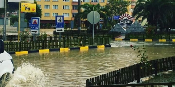 Bakanlıktan Cide’ye yardım