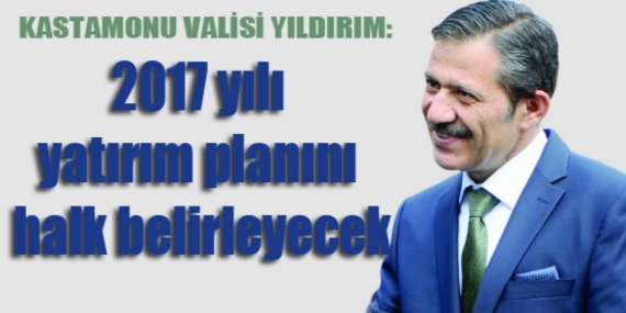 Yatırım miktarını halk belirleyecek