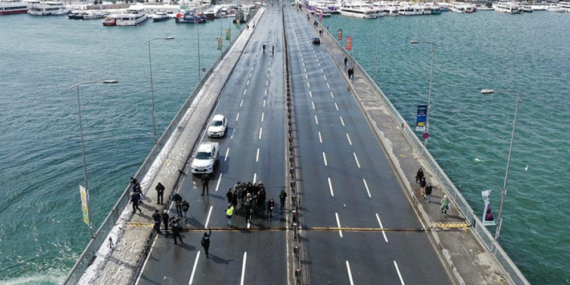 Unkapanı Köprüsü Kapalı!