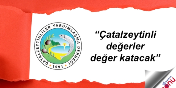Çatalzeytinli değerler, değer katacak