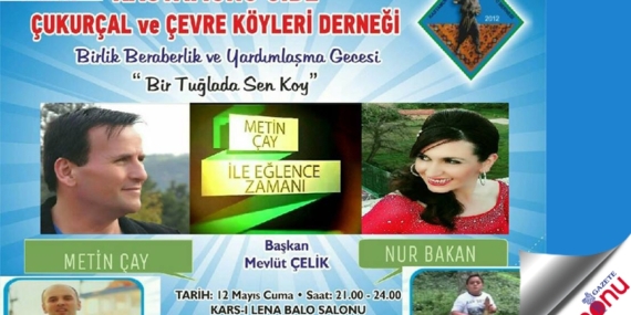 Çukurçal Dernğinden Birlik Gecesi