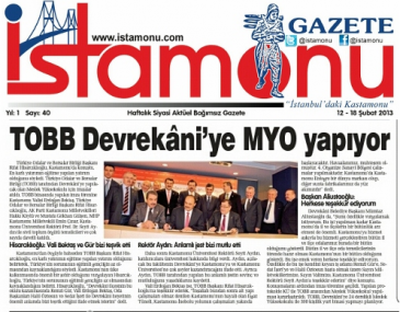 TOBB Devrekâni’ye MYO yapıyor