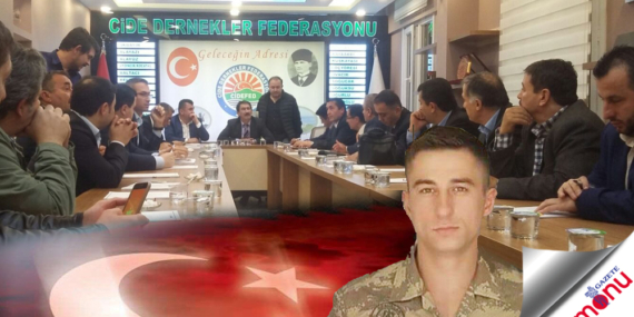 Şehit Zeren için kuran okundu