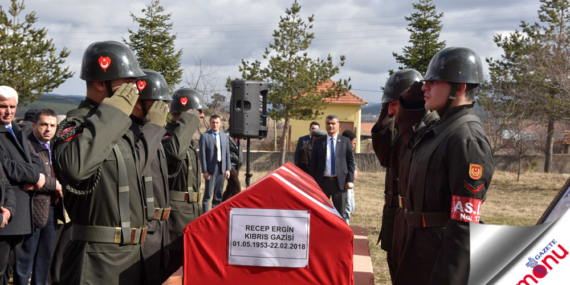 Taşköprülü Kıbrıs Gazisi son yolculuğuna uğurlandı