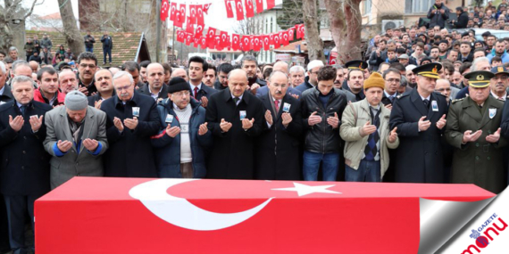 Şehidimizi ebedi istirahatgahına uğurladık