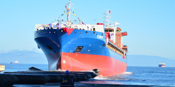 İÇDAŞ -5 suya indi