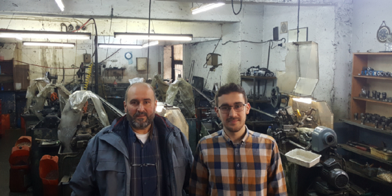 Aylık 6 ton metal işliyor