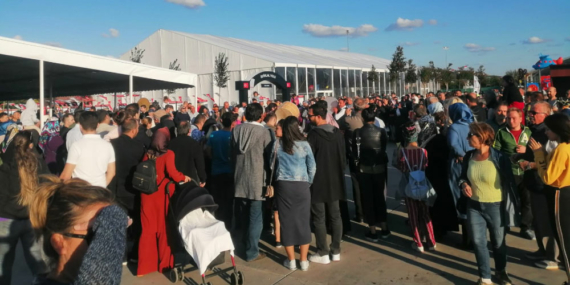 İnsan seli yaşandı