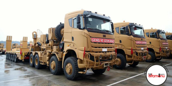 Tank taşıyıcılarını teslim etti