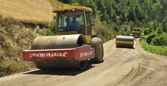 Asfalt çalışması başladı