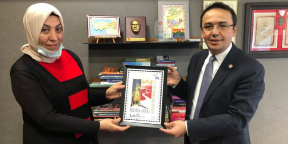 100. Yıla Özel Pul Bastırdı