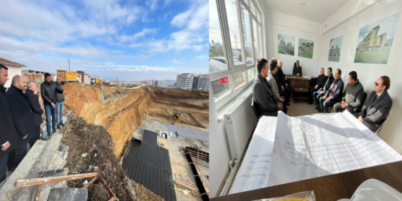 Çelik, FTR İnşaat Alanını İnceledi