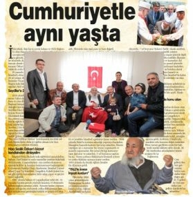 Başkan Aydıner, Sadık Amca’yı ziyaret etti