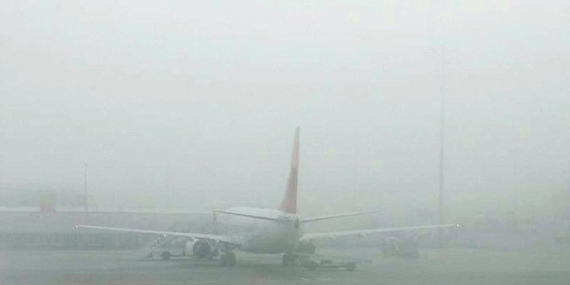 Sis Nedeni İle Uçuşlar İptal Edildi