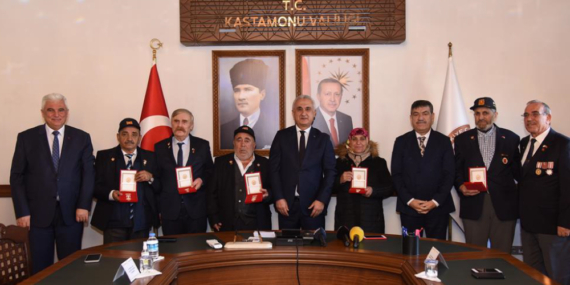 5 Gazi’ye Madalya Verildi