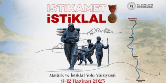 İstiklal Yolu Yürüyüşü Başladı