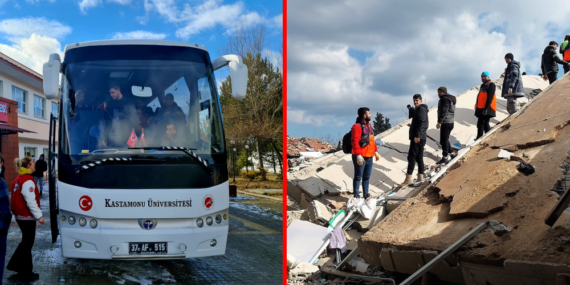 KÜ Deprem Bölgesinde