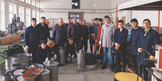 Taşmektep’ten Deprem Bölgesine Soba Üretimi