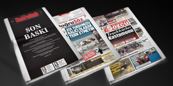 Yerel Basında Vedalar Zinciri