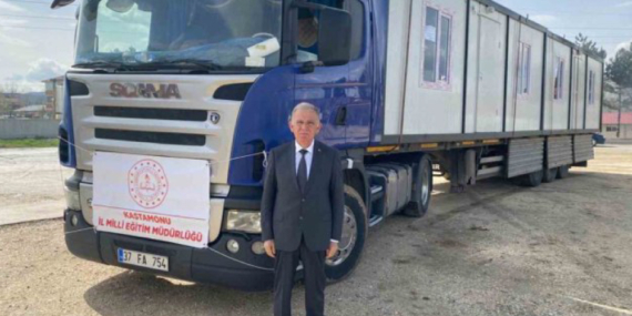 10 Konteyner Sınıf Gönderildi