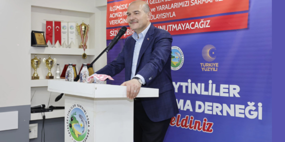 Bakan Soylu Çatalzeytin Derneği’nde