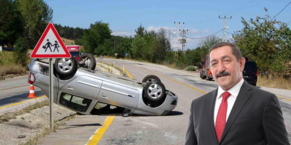 Başkan Vidinlioğlu’nun Makam Aracı Kaza Yaptı