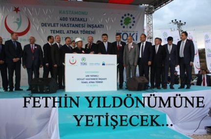Hastane fethin yıldönümüne yetişecek