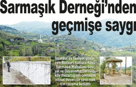 Sarmaşık Derneği’nden geçmişe saygı