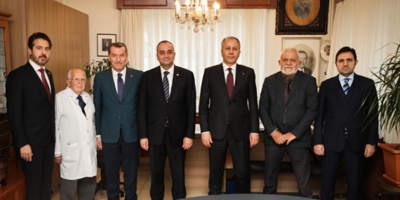 BAKAN YERLİKAYA İLE BİR ARAYA GELDİ