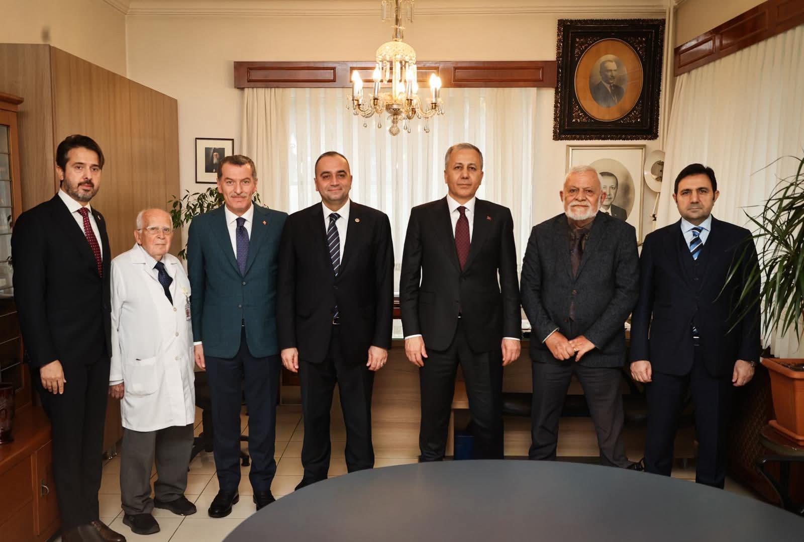 BAKAN YERLİKAYA İLE BİR ARAYA GELDİ