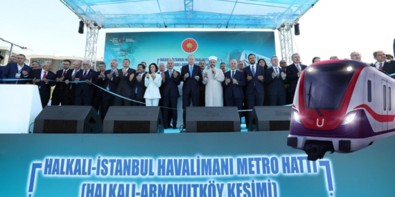 HALKALI–ARNAVUTKÖY METRO HATTI AÇILDI