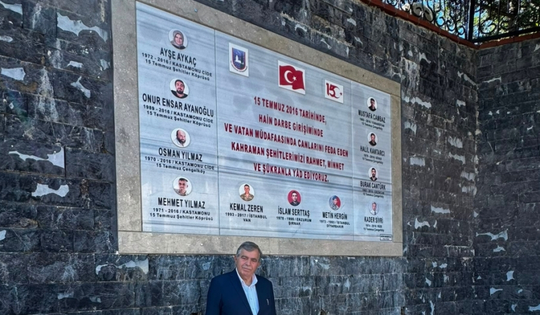15 TEMMUZ ŞEHİTLER PANOSU YENİLENDİ